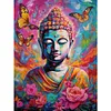 [Multi-Style]Bouddha Religieux -Peinture Diamant Ronde Compl&egrave;te-30*40CM