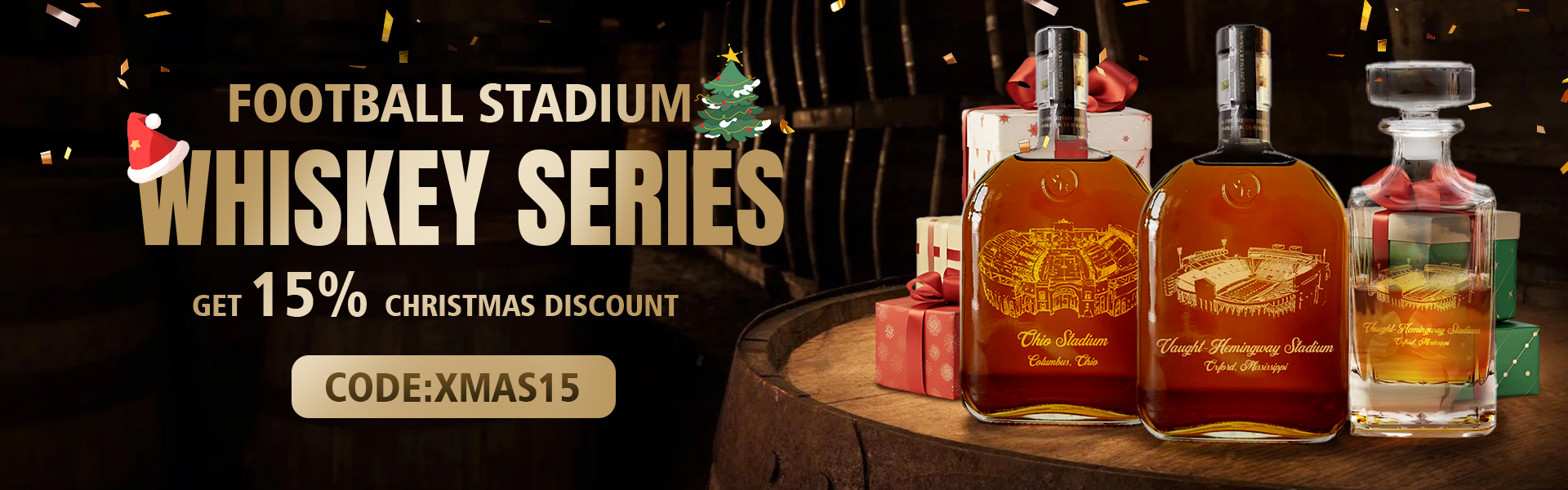Football Stadium Whiskey Series