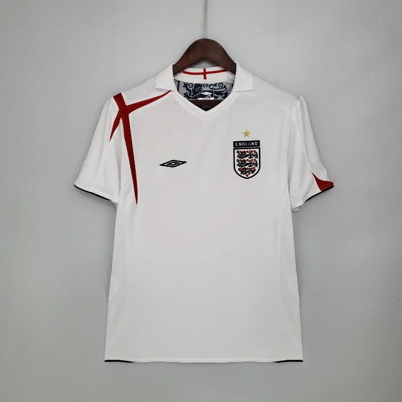 Retro 2006 England Soccer Jersey Home