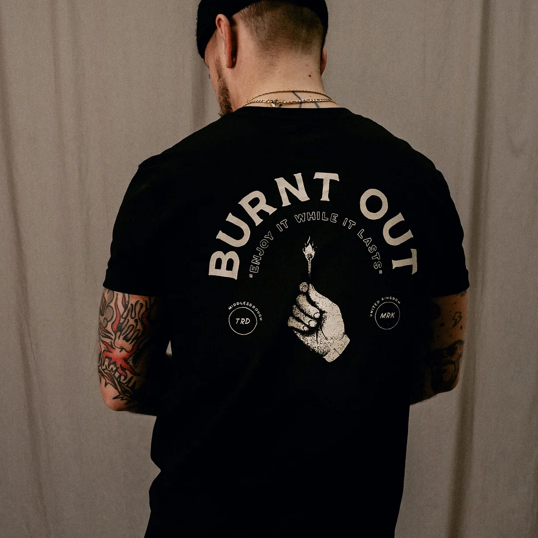 Burn Out Men's T-shirt -  