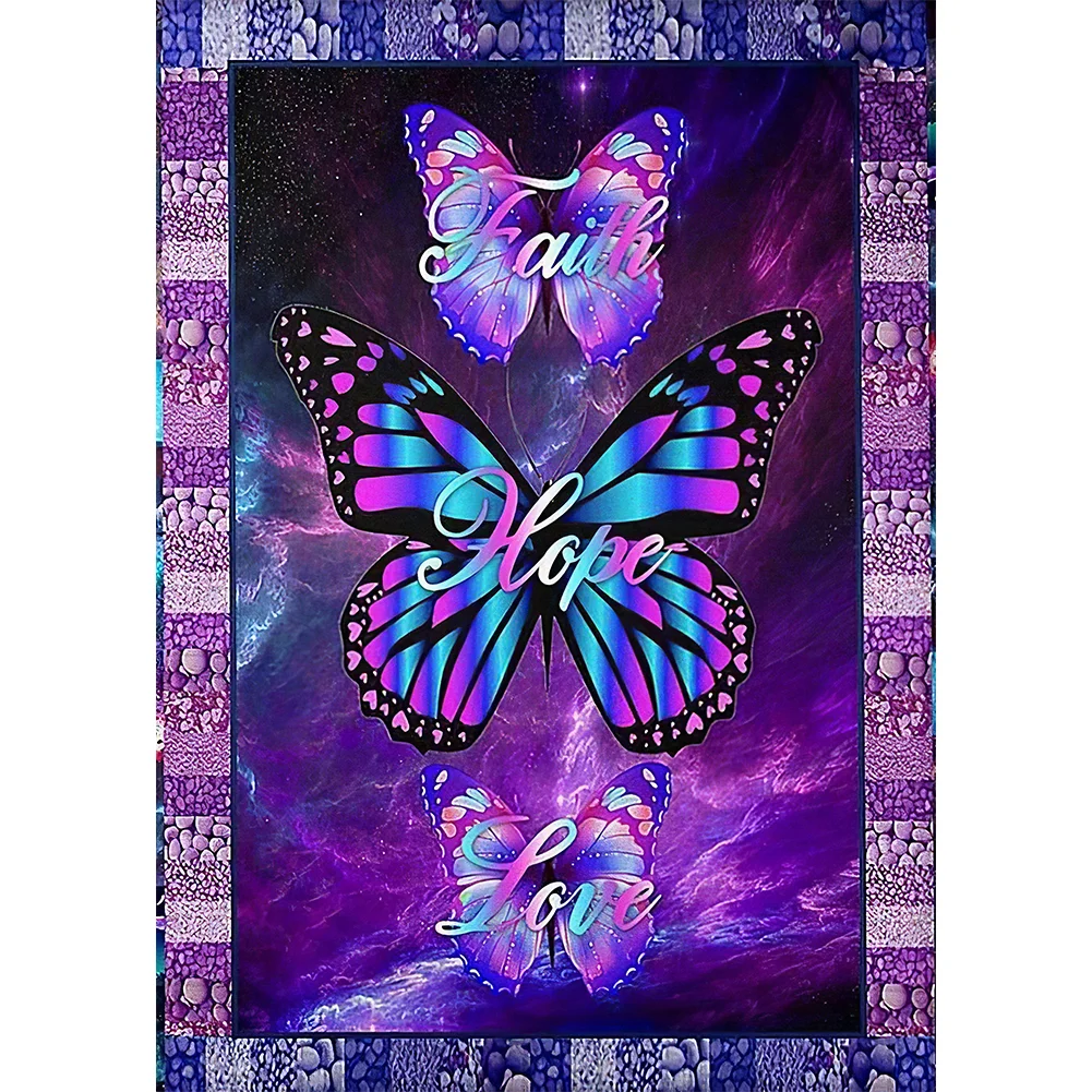 Butterfly - Full Round - Diamond Painting(30*40cm)