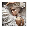 Diamond Painting-DIY Crystal Rhinestone Romantic Girl