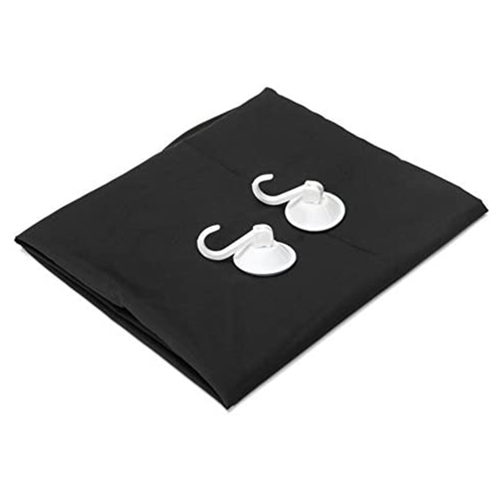 

Shaving cloth men apron white suction cup, Black, 501 Original