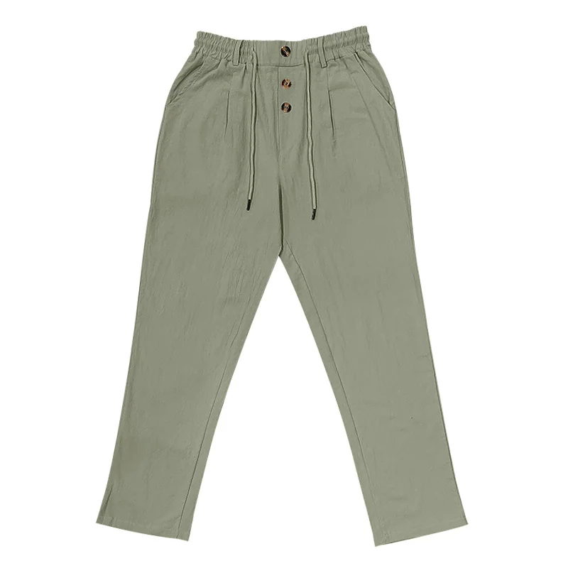 Men's Linen Trousers-inspireuse