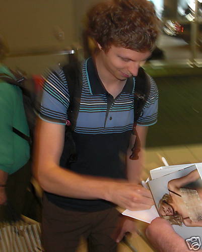 MICHAEL CERA SIGNED INPERSON 8X10 SUPERBAD JUNO W/PROOF