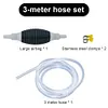 Car Fuel Pump with Hose Fuel Diesel Gasoline Pump Hand Straw Pump (1 Meter)