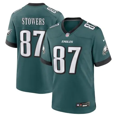 Youth Philadelphia Eagles #87 Eli Stowers Green 2026 NFL Draft Game Jersey OTAY