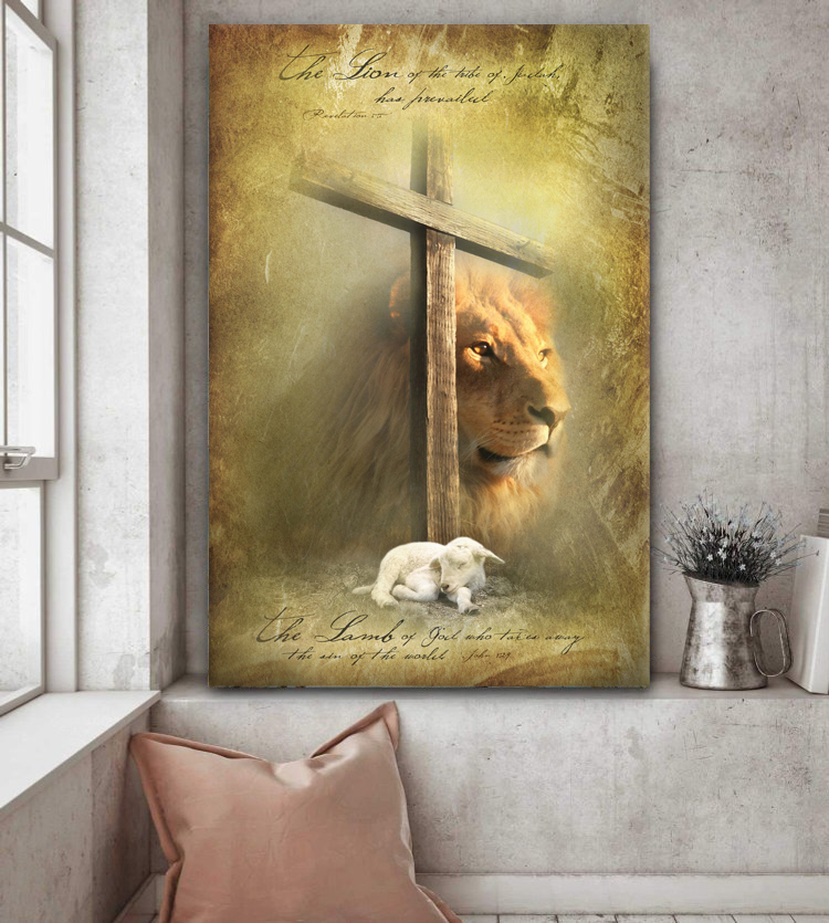 The lion of Judah Canvas Wall Art