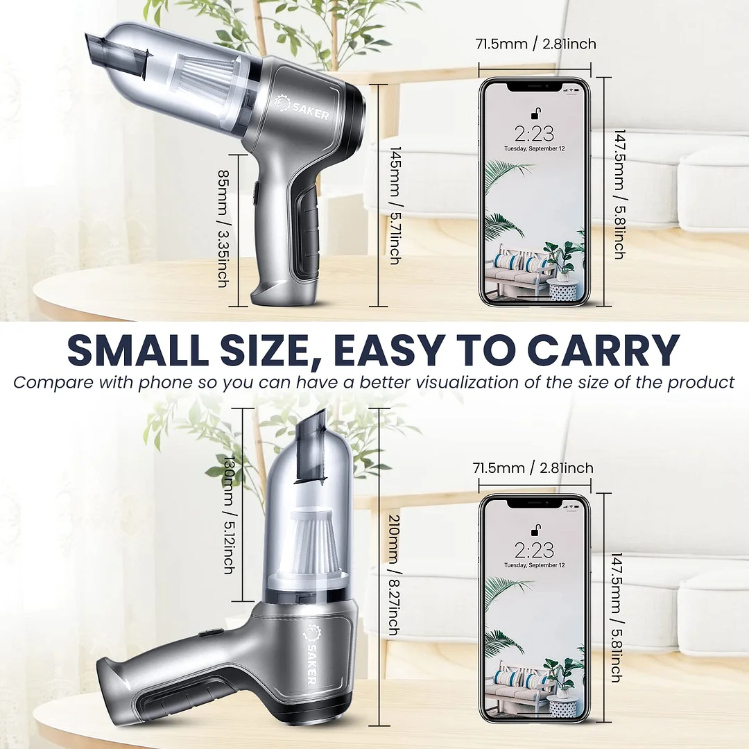 trabladzer Trabladzer Mini Portable Vacuum Cleaner World's Most