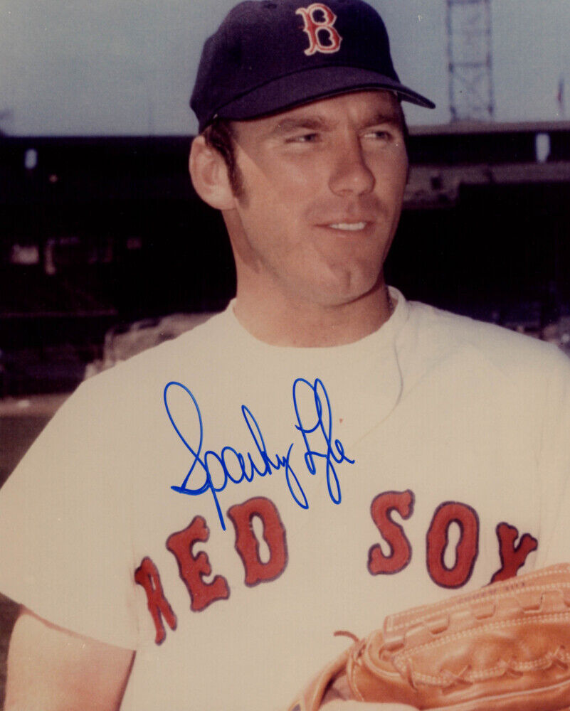 Sparky Lyle Signed Red Sox 8x10 Photo Poster painting (Sports cards SOA) MLB  Shipping