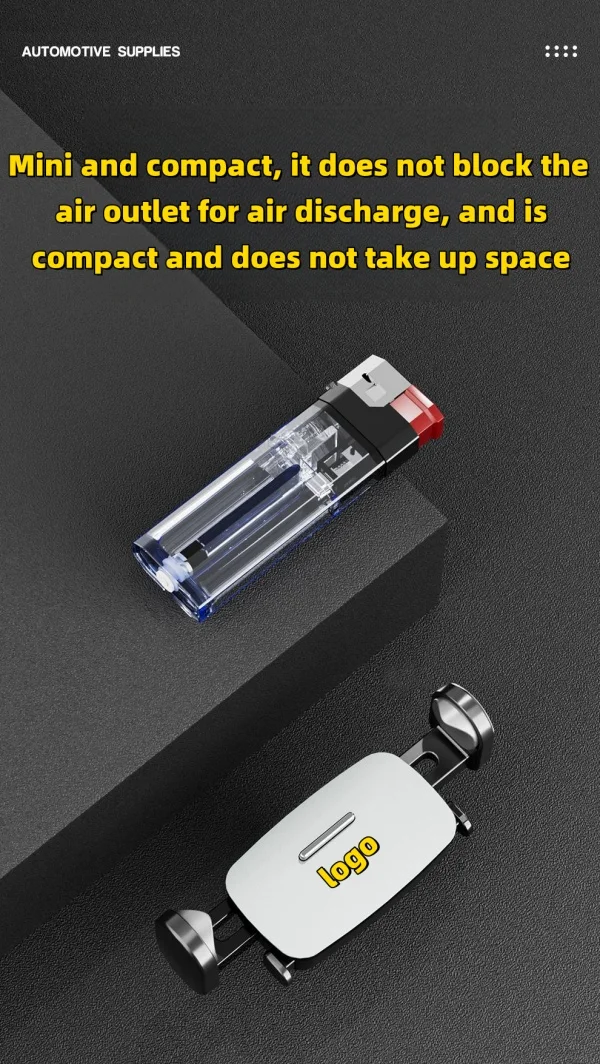 Car Phone Holder Alloy Navigation Car Air Outlet Metal Phone Holder