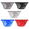 Men's Low Rise Sexy Ice Silk 3D U-Shaped Pouch Briefs