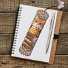 4Pcs Cats Special Shape Diamond Painting Bookmark for Reading Day Gifts