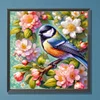 Diamond Painting-DIY Full Round Drill Flowers Birds