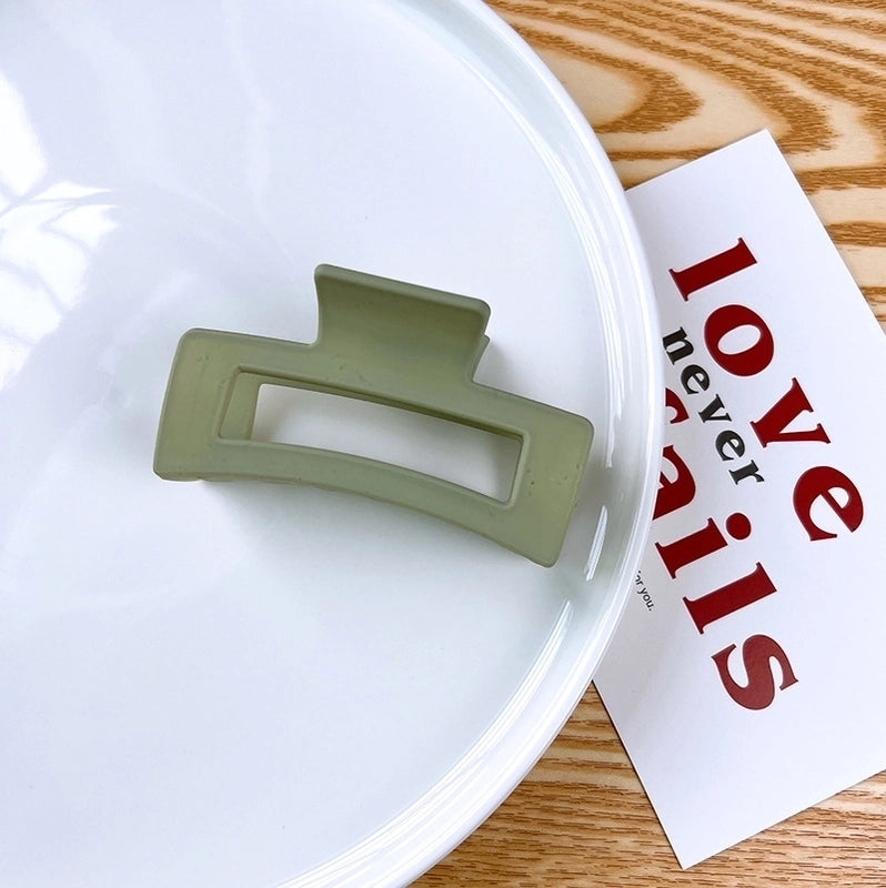 Grip Frosted New Hairpin Back Head Large Transparent Hair Claw Shark Clip Hairware Hairpin Hair Clip Female Summer