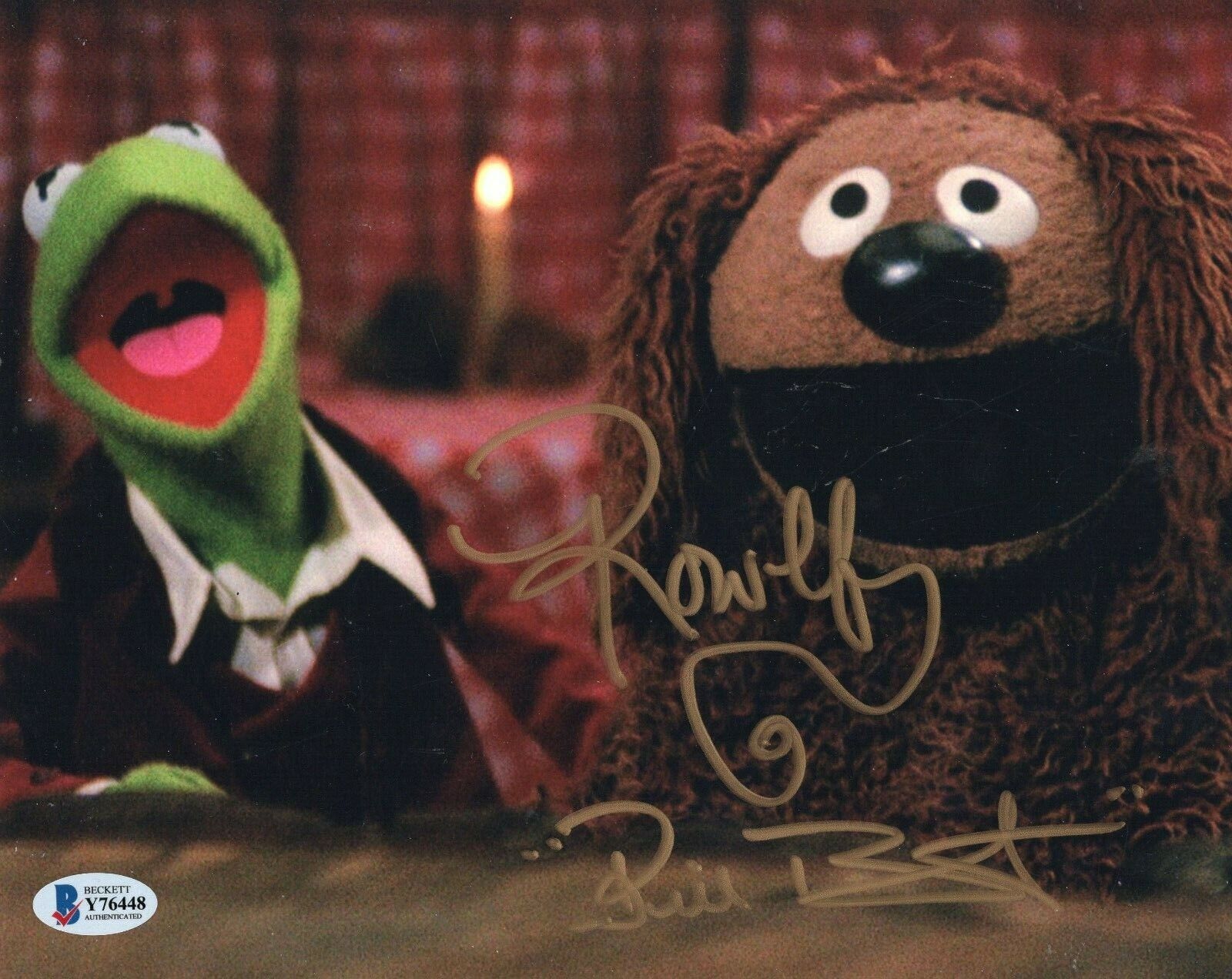 Bill Barretta The Muppets TV Show Signed 8x10 Photo Poster painting w/Beckett COA Y76448