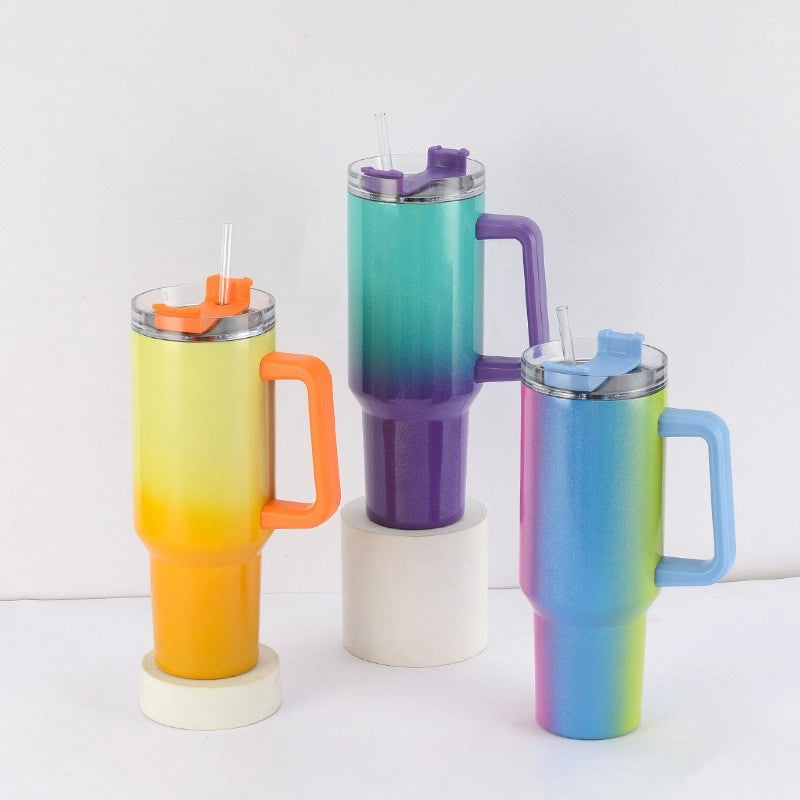 Casual Elegant Preppy Style Solid Color 201 Stainless Steel 304 Stainless Steel Pp Silicone Thermos Cup 1 Piece