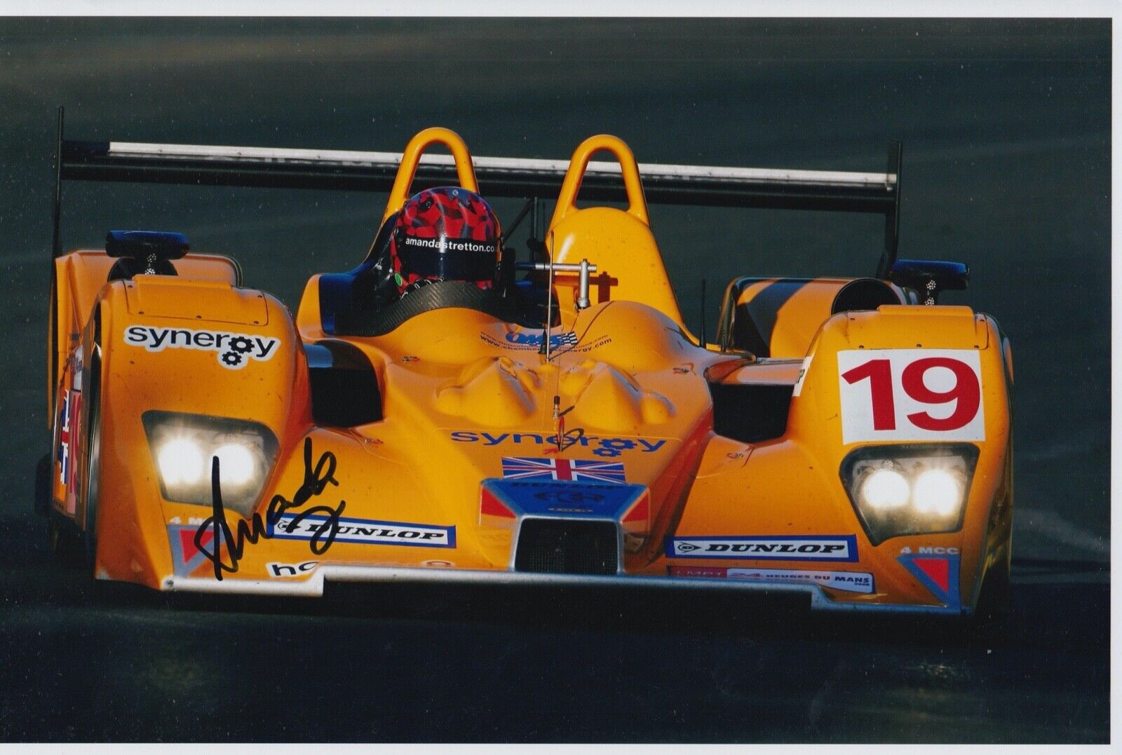 Amanda Stretton Hand Signed 12x8 Photo Poster painting Le Mans Autograph