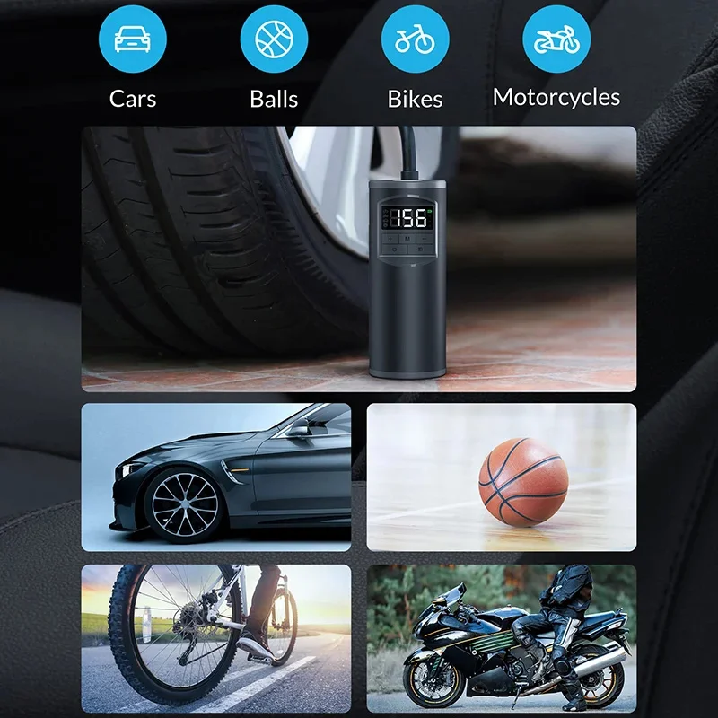 Portable Mini Air Pump Handheld Tire Inflator