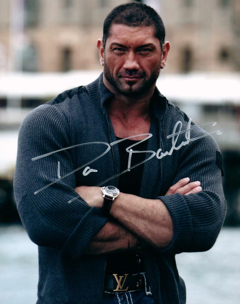 Dave Bautista autographed 8x10 signed Photo Poster painting Picture Pic and COA