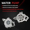 Timing Chain Kit Engine Water Pump Fit for 06-10 Equinox Malibu HHR Cobalt Captiva Sport 2.0L 2.2L 2.4L, for 2011-2015 Regal Verano 2.4L for Gmc Terrain for 06-09 G6/G5/Solstice 2.4L, for 06-09 Saturn