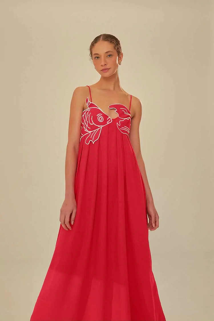 fitted lace wedding dress 2133L Blue Moon Dress-Red Plaid-U