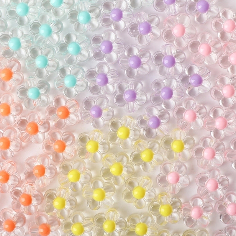 100 Pieces Arylic Flower Minimalist