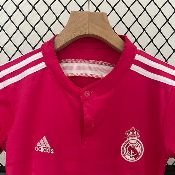 2014-2015 Retro Real Madrid Away Kids Kit Football Shirt Thai Quality