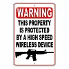 Shooting Warnings - Metal Tin Signs(8*12Inch/12*16Inch)