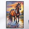 Diamond Painting -DIY Full Round Drill Horse(40*60CM)