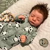 17" Sleeping Reborn Baby Boy Rudolf,Soft Weighted Body, Cute Lifelike Handmade Reborn Doll Set,Gift for Kids - RBBI-Myrebornbabydoll&reg; Myrebornbabydoll&reg;