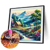 Diamond Painting-DIY Full Round Drill LAKE(40*40 CM)