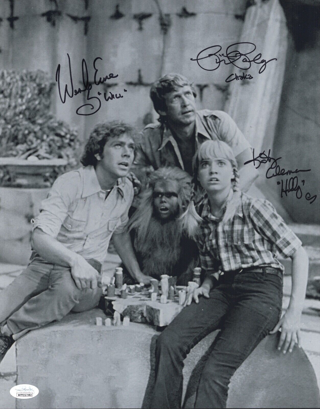 LAND OF THE LOST Cast X3 Signed 11x14 Photo Poster painting IN PERSON Autograph JSA COA