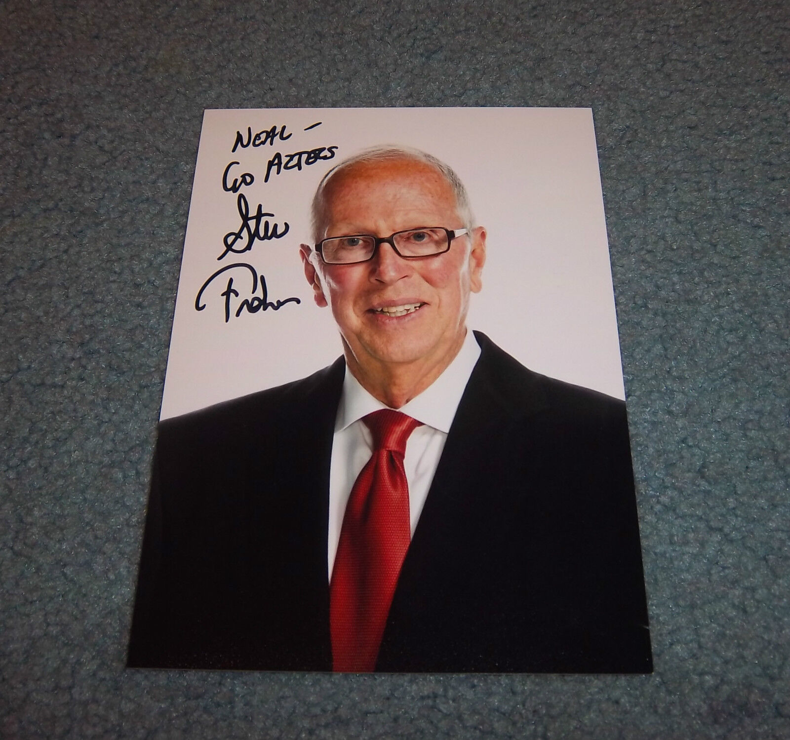 San Diego State Coach Steve Fisher Signed Autographed 5x7 Photo Poster painting Michigan C