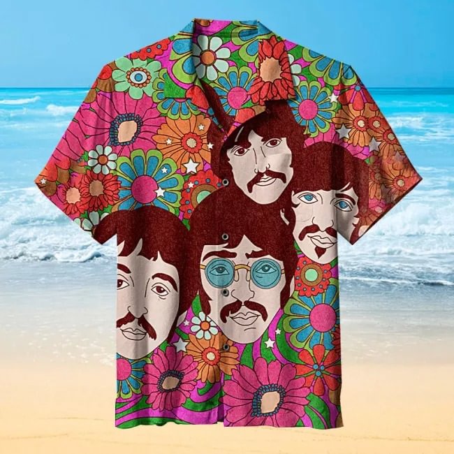 beatles hawaiian shirts