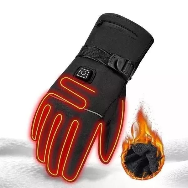 Electric Battery Heated Gloves - Rechargeable Waterproof Touchscreen Support Heated Gloves