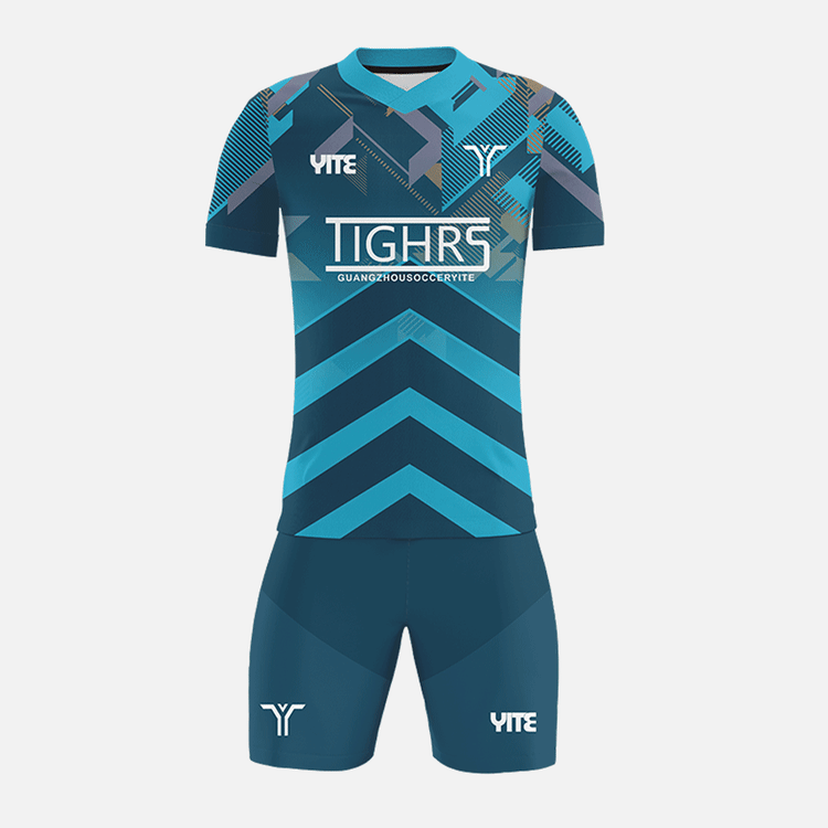 YITE | YTZQ180-Blue  And White  Soccer Uniforms