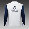 2025/2026 Inter Milan Half-Pull Training Suit Off White Football Shirt 1:1 Thai Quality