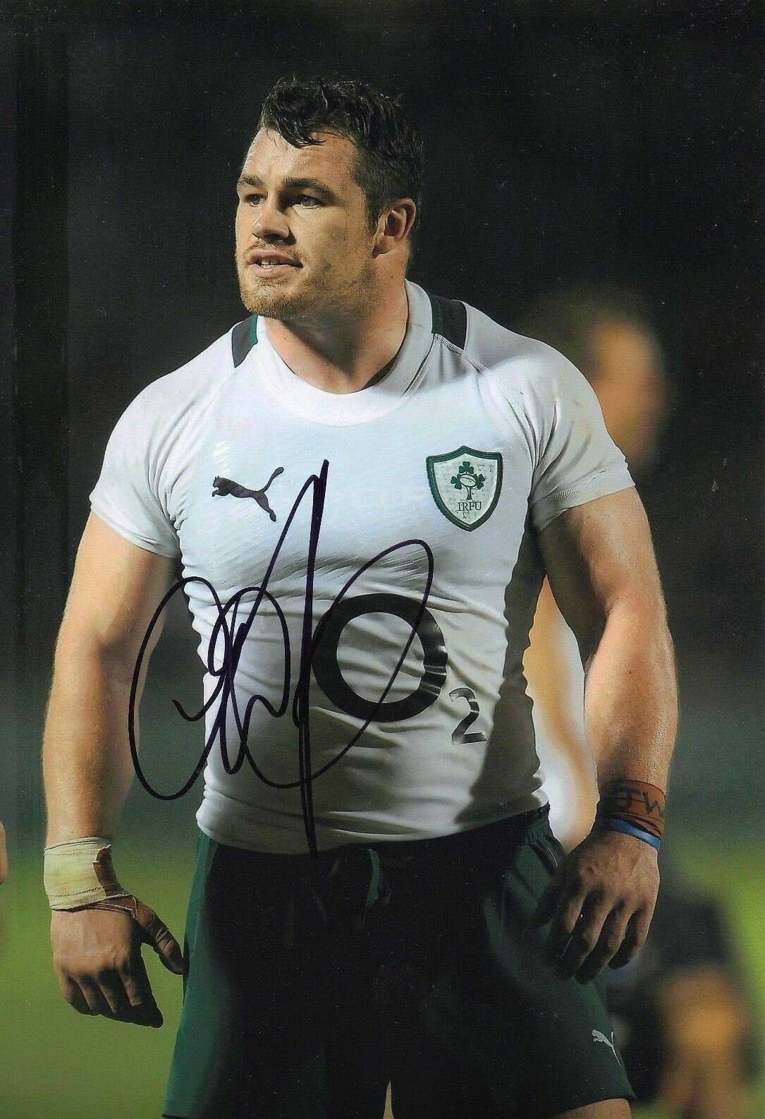 Cian Healy Signed 12X8 Photo Poster painting LIONS Ireland Leinster Rugby AFTAL COA (2107)