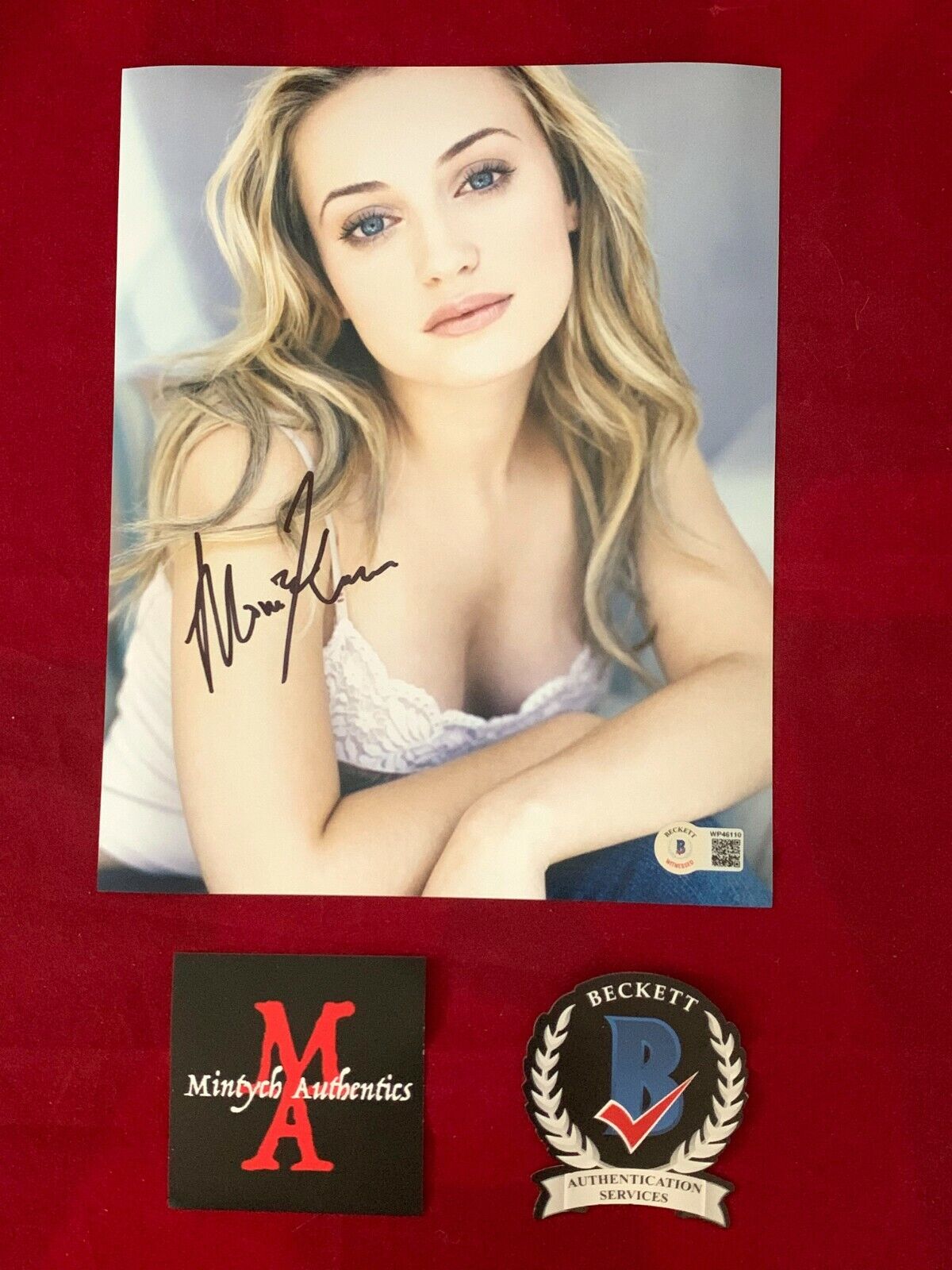 MONICA KEENA AUTOGRAPHED SIGNED 8x10 Photo Poster painting! FREDDY VS JASON! BECKETT COA! HORROR