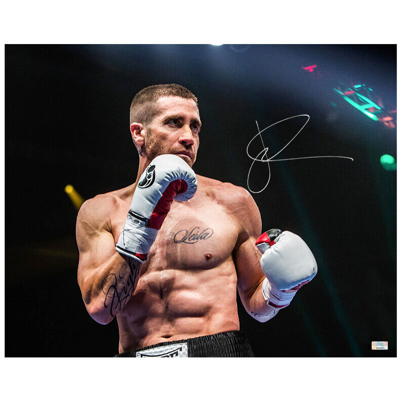 Jake Gyllenhaal Autographed Southpaw Billy Hope 16x20 Photo Poster painting