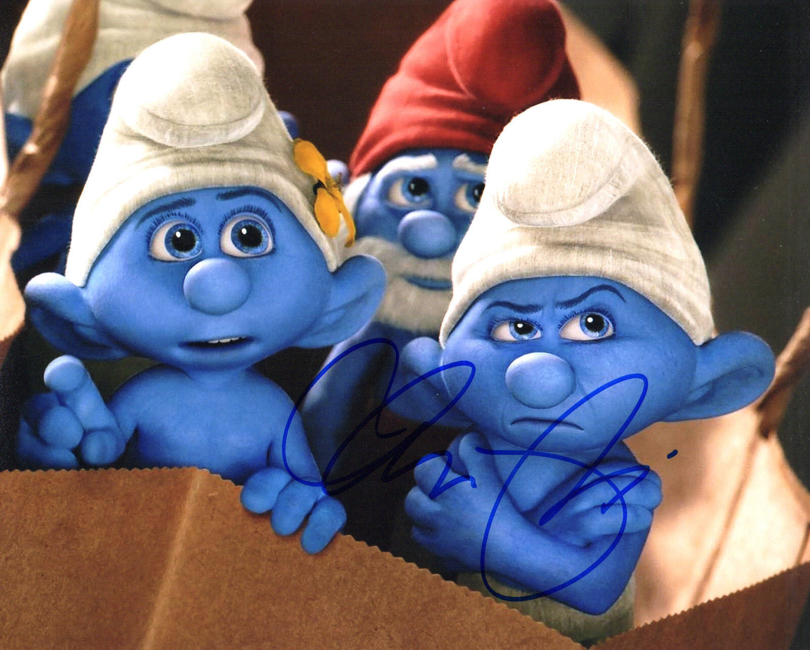 GFA Smurfs Movie Grouchy * GEORGE LOPEZ * Signed 8x10 Photo Poster painting G4 PROOF COA