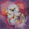 Starry Sky Bear - 14CT Stamped Cross Stitch 40*38cm/15.75*14.96in