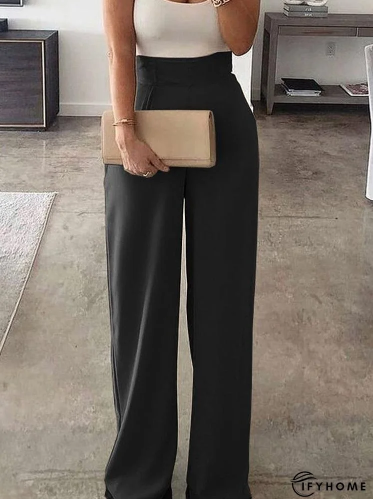 Solid Color Sleeveless Casual Jumpsuit for Women | IFYHOME