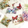 6Pcs DIY Diamond Painting Greeting Card Set with Envelopes Crystal Painting Art Greeting Cards for Beginner Adult Holiday Gifts
