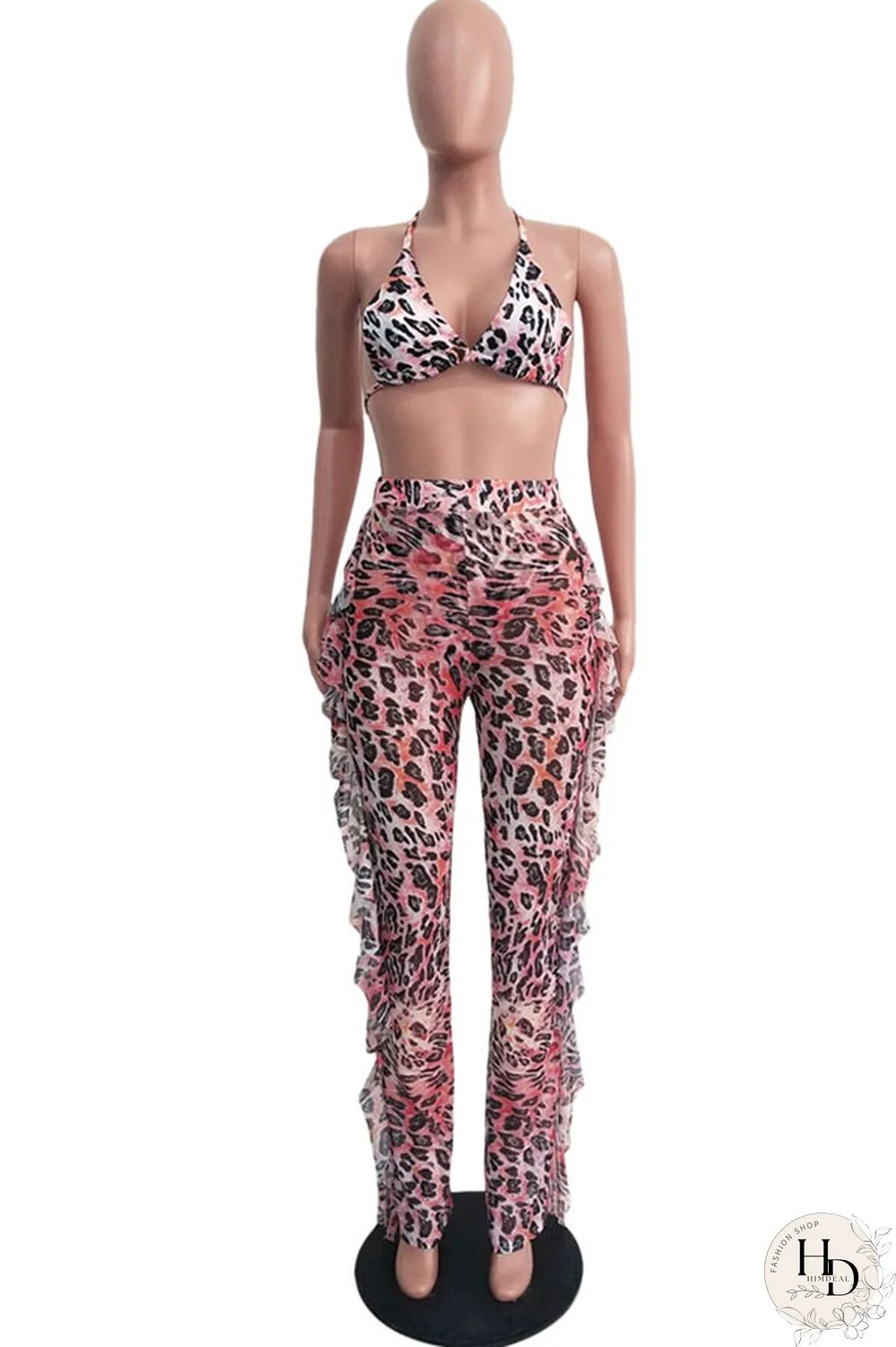 Army Green Sexy Fashion Stringy selvedge Print Tie Dye Patchwork Loose Sleeveless