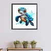 Sea Turtle-Paint by Numbers Acrylic Painting 40*40CM(Watercolor)