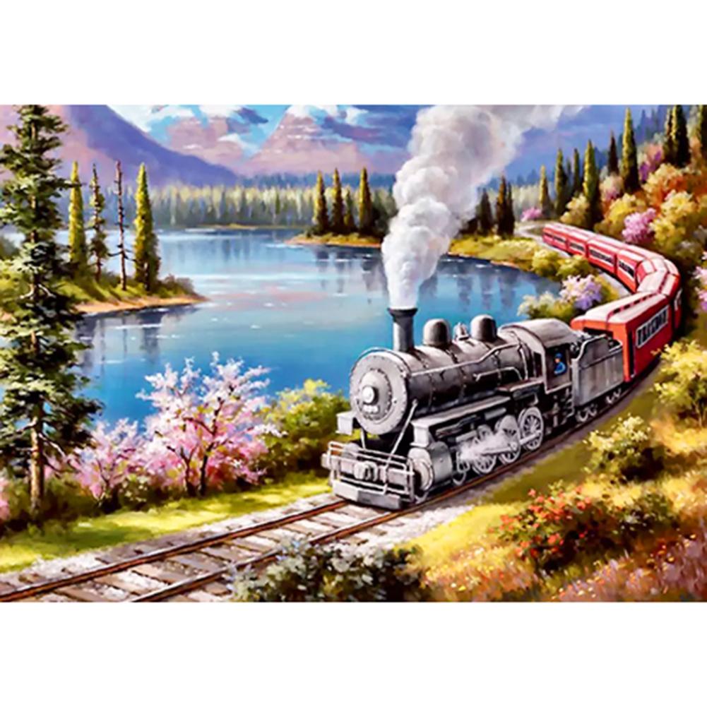 

40x50cm - Paint By Numbers Train, 501 Original