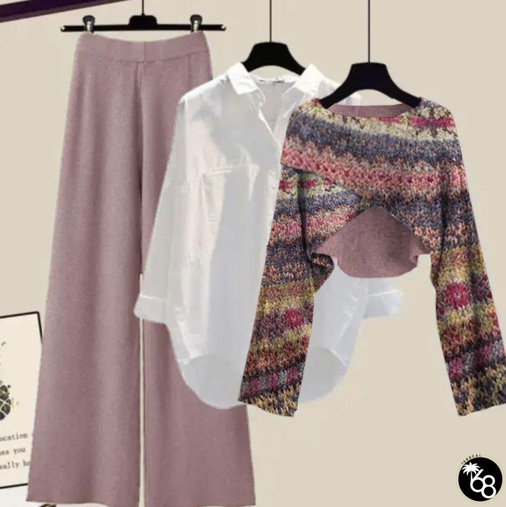 Pink Print Three Piece Set | 168DEAL