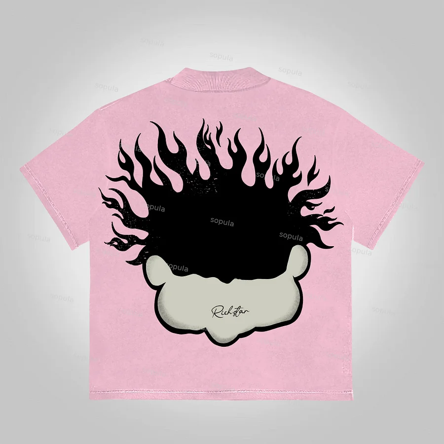 Sopula RichStar Cartoon Graphic Cotton T-Shirt